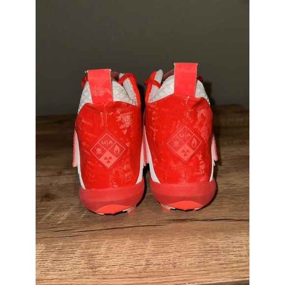 Under Armour UA Highlight Hammer MC Hi Football Cleats 3025085-100 Men's Size 12 - Picture 4 of 9